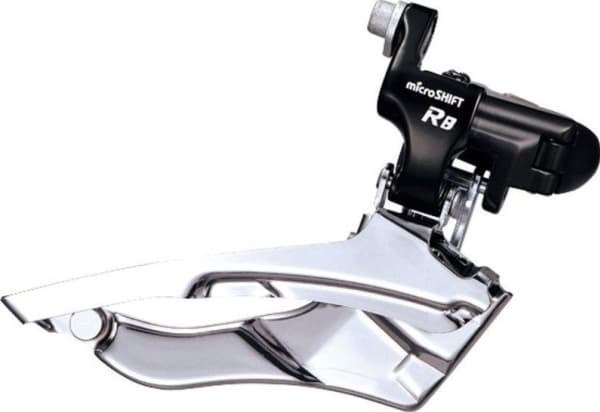 MICROSHIFT R8 framväxel, 8.r.p.m. (3x8), Shimano-kompatibel, konsolmontering, 50T toppdrev, 20T volym (NY)