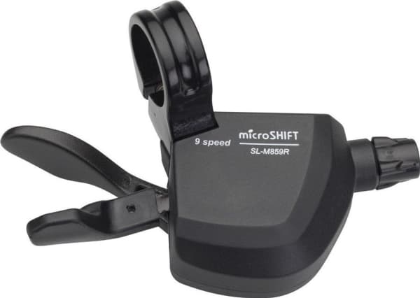 MICROSHIFT MARVO, höger, 9.r., Shimano-kompatibel, Xpress Trigger, utan växelindikator (NY)