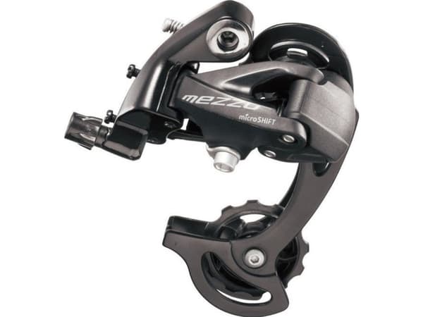 Bakväxel MICROSHIFT MEZZO, 8-9.r.p.m. (1/2x8/9), Shimano-kompatibel, kort caster, max. läge 28-36T, kapacitet 39T (NY)
