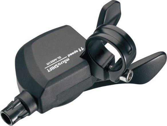 Microshift MICROSHIFT XLE girskifter, høyre, 11-trinns, Shimano-kompatibel, Xpress Trigger, uten girindikator (NY)