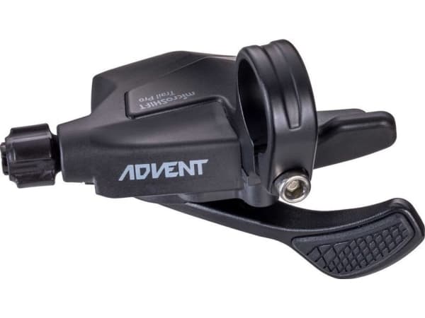 Microshift MICROSHIFT ADVENT girskifter, Høyre, 9-trinns, Ikke kompatibel med Shimano, Trigger Pro, Uten Gear Indicator (NY)