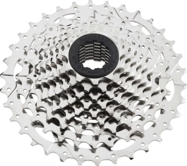 MICROSHIFT R9/MARVO kassett, 9.r., Stål, Shimano-kompatibel, 11-13-15-17-19-21-24-28-32, Nickel (NY)
