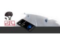 Miniatyrbild 4 av 5: Kask szosowy Bluetooth 55-61cm LED/SOS/Intercom czerwony
