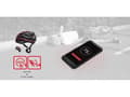Miniatyrbild 5 av 5: Kask szosowy Bluetooth 55-61cm LED/SOS/Intercom czerwony