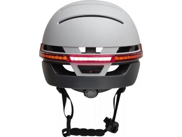 Livall Neo Smart Bluetooth LED/SOS byhjelm, grå, størrelse M (BH51M)