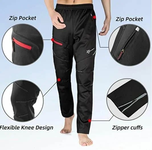 ROCKBROS YPK009-1S-4XL Pyöräilyshortsit Pitkät vedenpitävät Vapaa-ajan housut