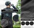Miniatyrbild 6 av 9: ROCKBROS cykeljacka 3 i 1 avtagbar jacka West Women / Male Cycling