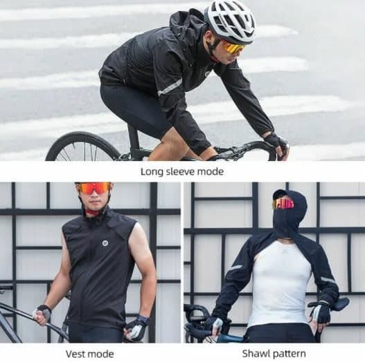 ROCKBROS cykeljacka 3 i 1 avtagbar jacka West Women / Male Cycling