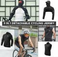 Miniatyrbild 2 av 9: ROCKBROS cykeljacka 3 i 1 avtagbar jacka West Women / Male Cycling