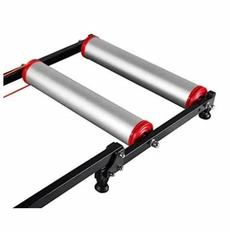 ROCKBROS roller trainer kilpapyörä kilpapyörä harjoituspyörä vauhtipyörä taitettuna 16-28" mustaksi ja hopeaksi