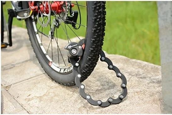ROCKBROS WL798BK Stöldskydd Mini fällbart cykeltak Svart