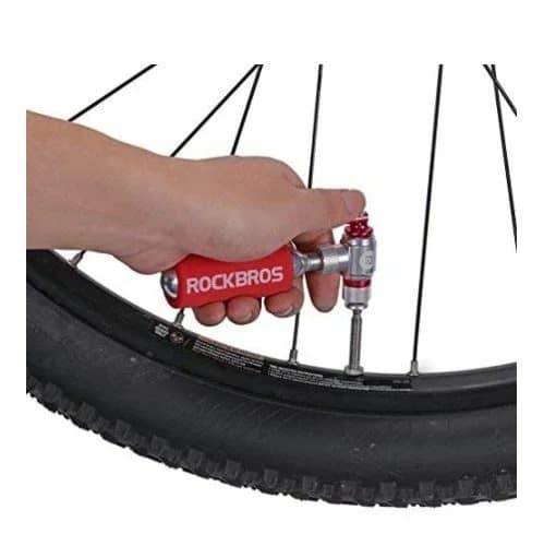 ROCKBROS SLAM-CO2 Inflator minipyöräpumppu eristetyllä holkilla