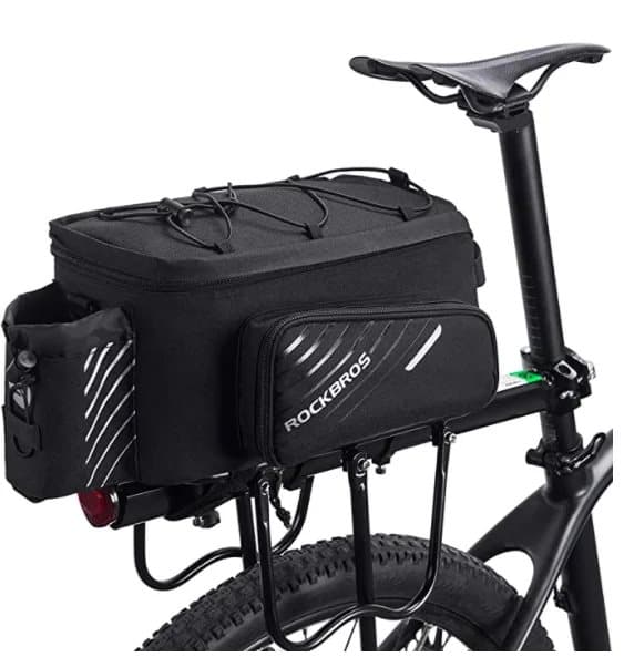 ROCKBROS A9-BK Cykel Taske Sort Sammenfoldelige Sidetasker 9-12L