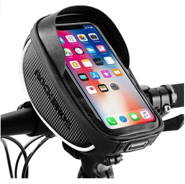 ROCKBROS 010-4BK cykelstyretaske til mobiltelefon op til 6,0"