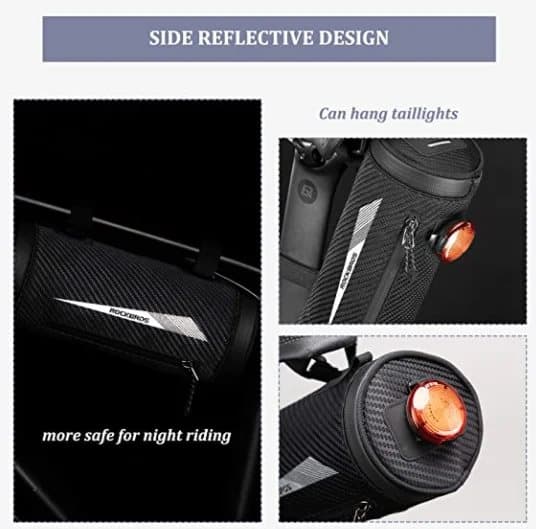 ROCKBROS 041B Styretaske Cykel Mobiltelefonholder ca. 2L sort