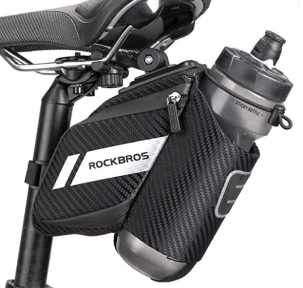 ROCKBROS C32 Cykelsadeltaske med flaskeholder Reflekterende ca. 1L