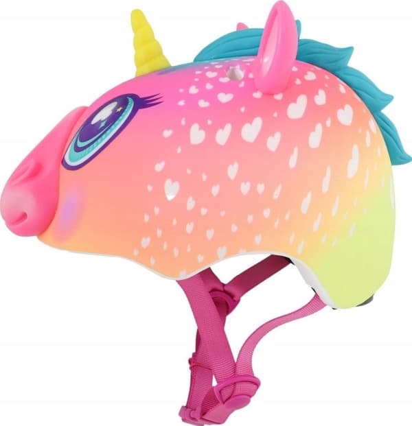 C-PREME Kask dziecięcy juniorski SUPER RAINBOW CORN roz. S CHILD 5+ (50-54 cm) (NEW)