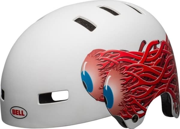 Bell Kask juniorski BELL SPAN matte white eyes roz. XS (49–53 cm) (NEW)