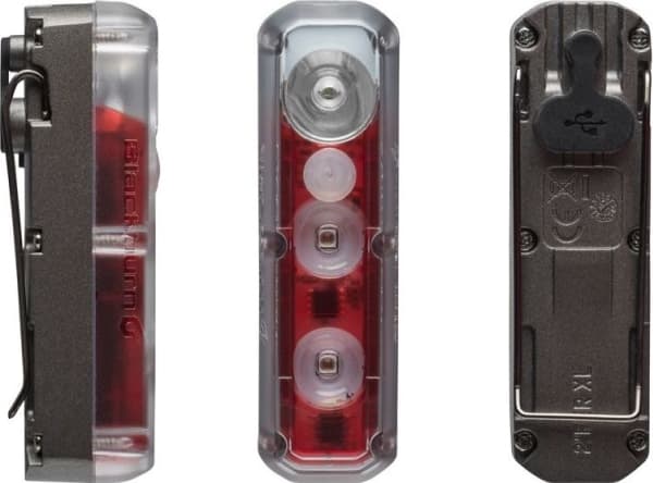 Blackburn Front/baklykt 2'FER XL USB foran 200 lumen bak 40 lumen svart