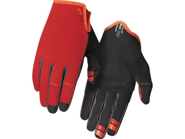 GIRO Men's gloves GIRO DND long finger red orange size S (hand circumference 178-203 mm/hand length 175-180 mm) (NEW)