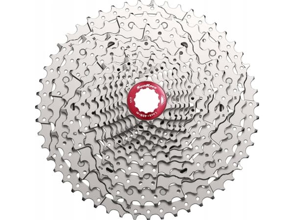 Bakre kjedekrans SunRace CSMZ800 12-trinns 11-51T metallic