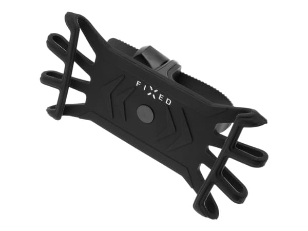 FIXED Bikee - Sykkelholder for mobiltelefon - silikon - fra 4" til 6,5" - svart