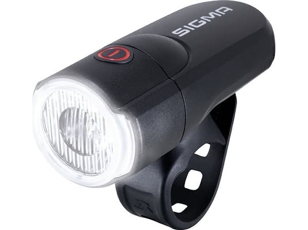 Sigma Sport Aura 30, Frontlys, Sort, LED, Blinkende lys, Kontinuerlig lys, 30 lm, 40 m
