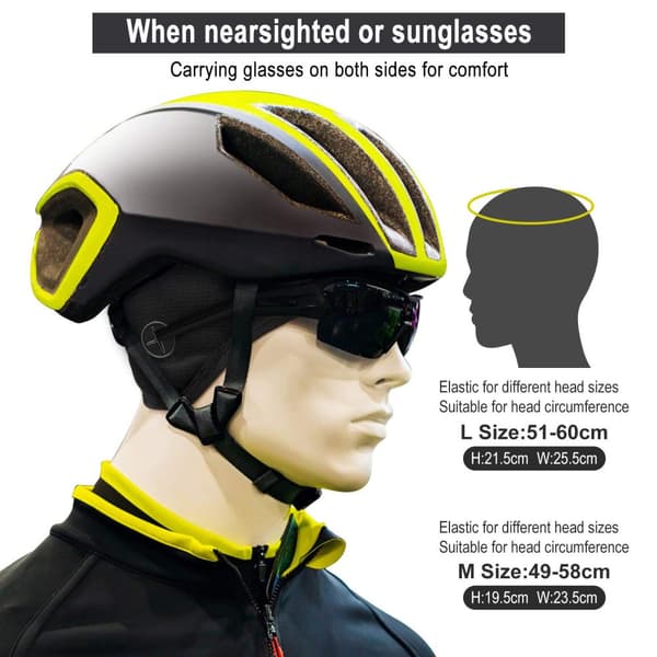 Pyörähattu, pyöräilyhattu, kypärän alushattu, miesten/naisten pyörälippis, urheiluhattu, juoksuhattu, koko: M