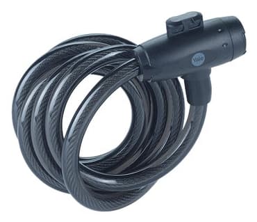 Sykkelkabel i stål med nøkkel 12x2000mm Yale Essential Security Keyed Kabellås 12mm