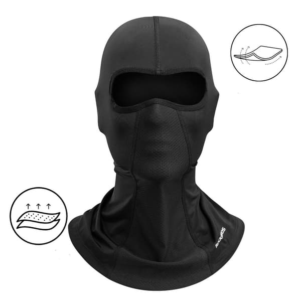 Balaklawa Rockbros LF8112-1 forlænget cykel motorcykel balaclava