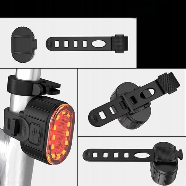 LED CYKEL LAMPE FRONT BAG CYKEL LAMPE SÆT VANDTÆT