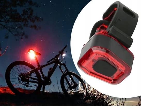 LED CYKEL LYS FORBAG BAG USB CYKEL LYS SÆT VANDTÆT