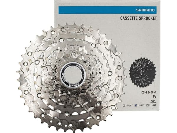 Shimano CS-LG400-9 hjulpar, 11-41T, 9-v