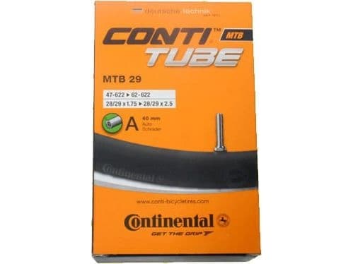 CONTINENTAL MTB Tube 29 x 1,9 - 2,4 (47-62x622) Schrader 40 mm Butyl