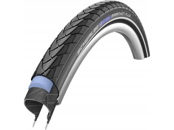 Schwalbe SCHWALBE Marathon Plus Non folding tire (40-635) Black, Energizer, SmartGuard, PSI max:85 PSI, Yes, Weight:1010 g