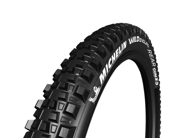 MICHELIN 27.5X2.40 (ETRTO storlek 61-584) WILD ENDURO (TPI 3X33) PREMIUM COMPETITION LINE slanglöst MTB endurodäck Bakre sidovägg SVART