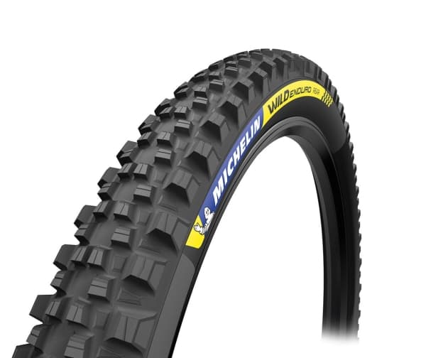 MTB enduro rengas MICHELIN 29X2.40 (ETRTO koko 61-622) WILD ENDURO (TPI 55) PREMIUM RACING LINE tubeless valmis Takapuolisko MUSTA