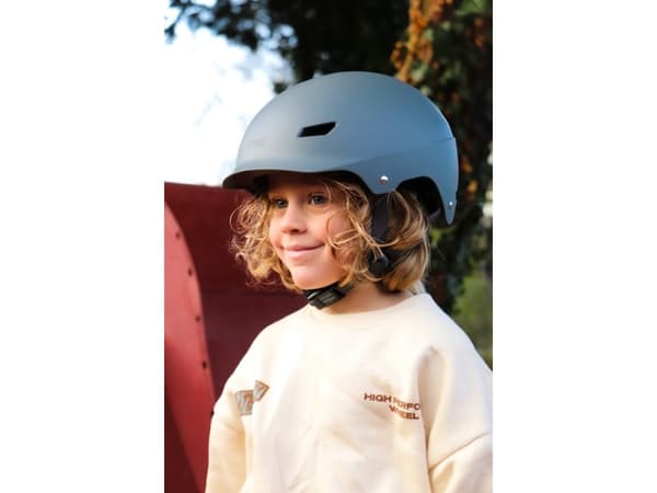 Cykelhjelm med retrolook – antracitgrå
