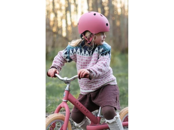 Pyöräilykypärä retro lookilla - vintage vaaleanpunainen