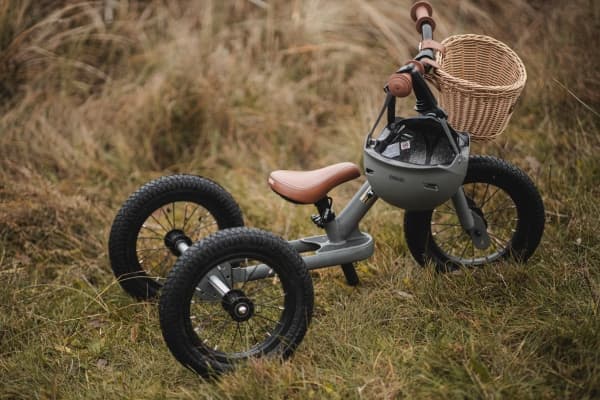 Cykelhjelm med retrolook – antracitgrå