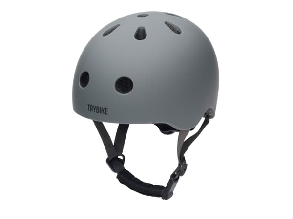 Cykelhjelm med retrolook – antracitgrå