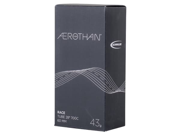 SCHWALBE Aerothan Tube SV20E 60 mm 700 x 23-28c (23-28x622) Presta 60 mm