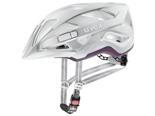 UVEX HELMET CITY ACTIVE SILVER PLUM MAT (S4104280900) - 56-60