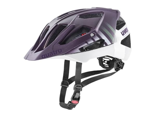 UVEX HELMET QUATRO CC PLUM-WHITE MAT (S4100260100) - 56-61