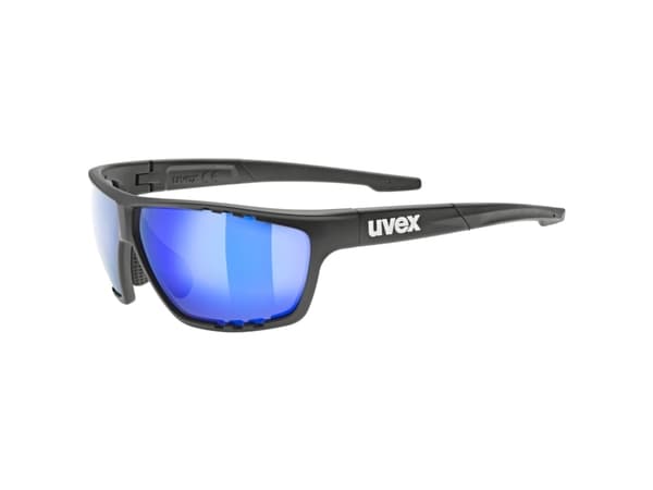 Uvex sportstyle 706 svart matt / speilblå