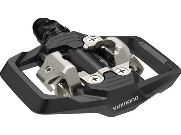 Shimano Pedal, Landsvägscykel, Stål, Svart, Stål, Chromoly Steel 4140 (CrMo), Klämlösa pedaler, Hane/Kvinna