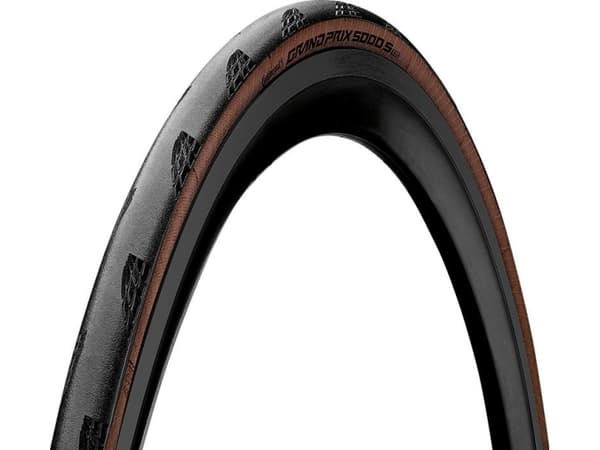Continental Opona szosowa Grand Prix 5000 S TR 700x25C czarno-brązowa zwijana