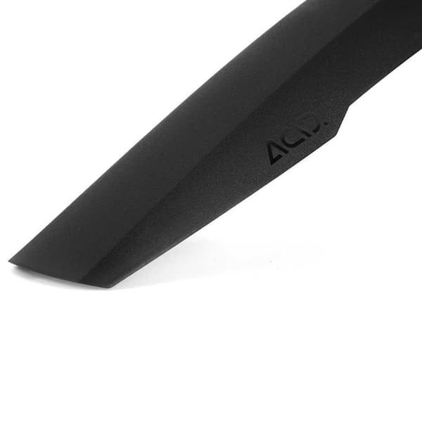 Acid Bakre Lång Stänkskärm Mud Blocker Silver