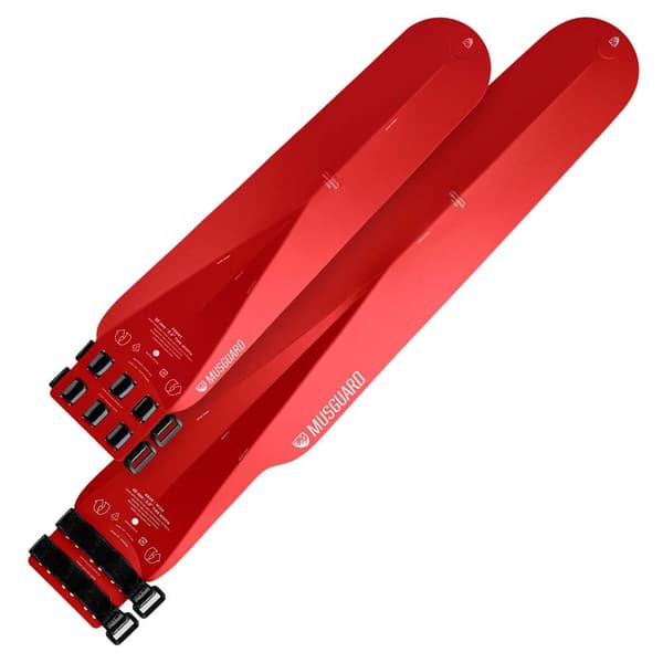 Musguard Stänkskärmsuppsättning Omni Wide Röd 26-27.5-29´´