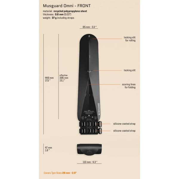 Musguard Mudder Vagt Sæt Omni Wide Blå 26-27.5-29´´